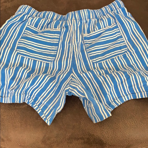 Blue and white striped shorts - Picture 2 of 3